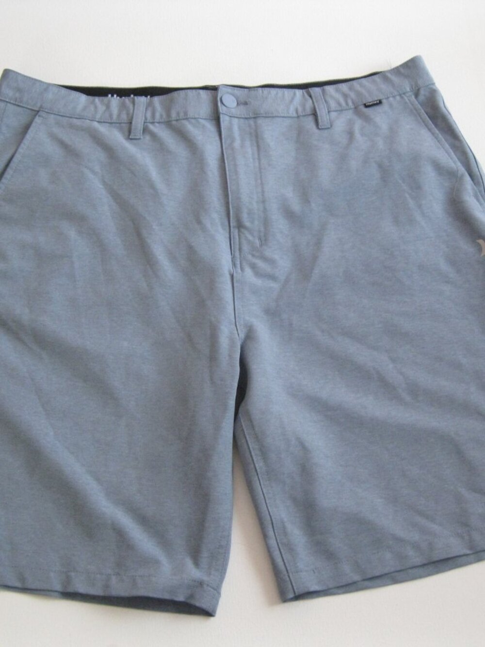 Hurley Men's Hybrid Spacedye Performance Stretch Walk Shorts - Blue Melange, 40